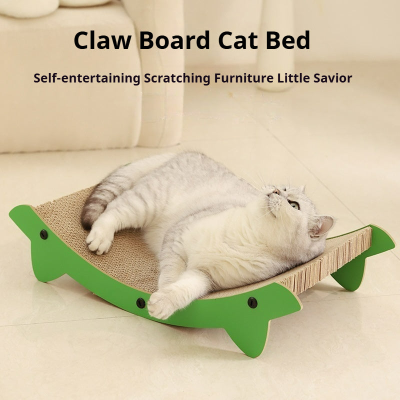 Cat scratching board, cat nest integrated corrugated paper, cat scratching ball, cat bed can be replaced,