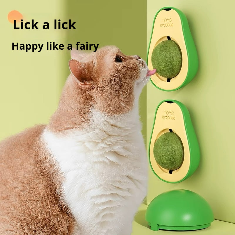 Catnip ball avocado