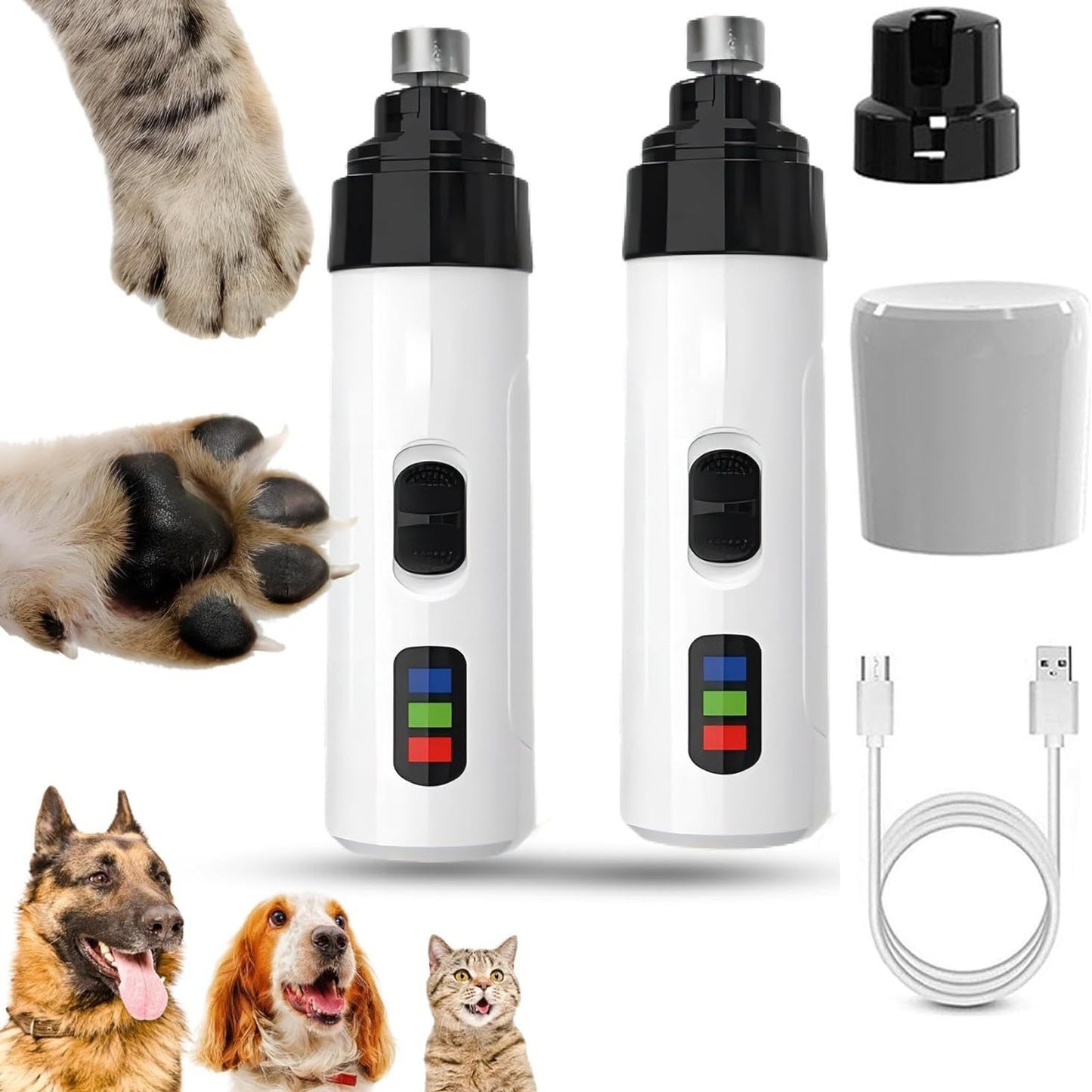 Electric nail grinder for pets