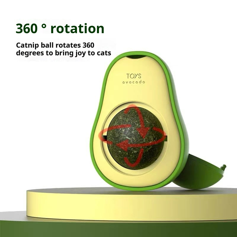 Catnip ball avocado