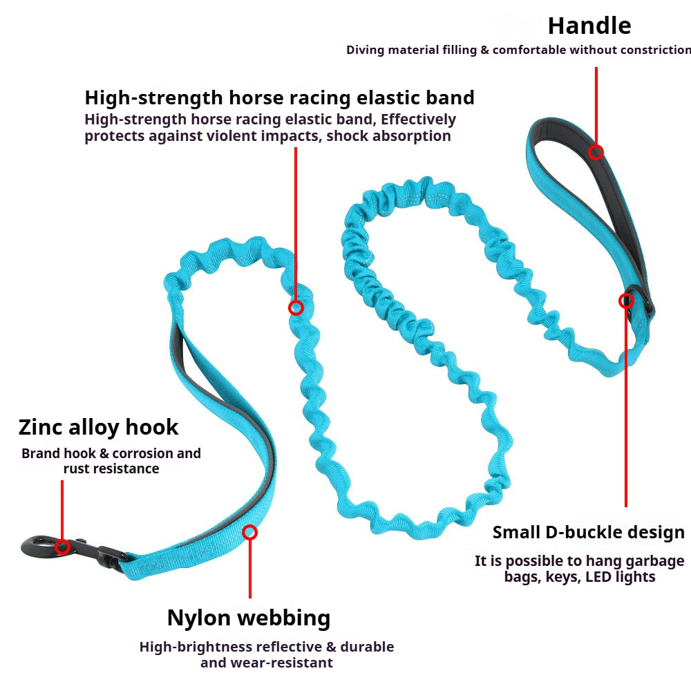 Dog elastic leash