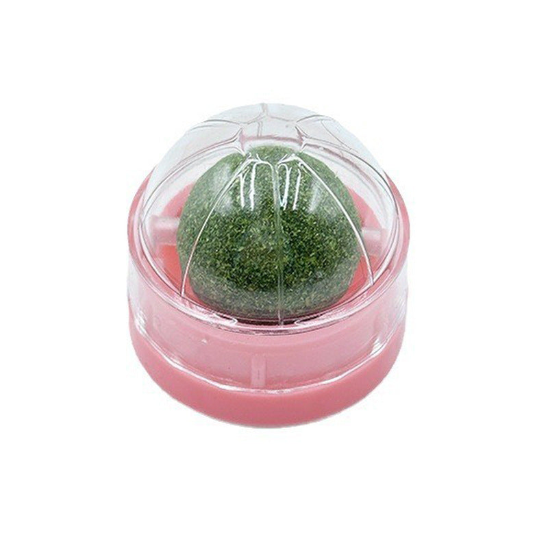 ColorSpin Catnip Ball: Rotating Feline Bliss