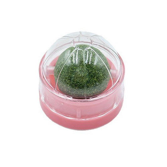 ColorSpin Catnip Ball: Rotating Feline Bliss