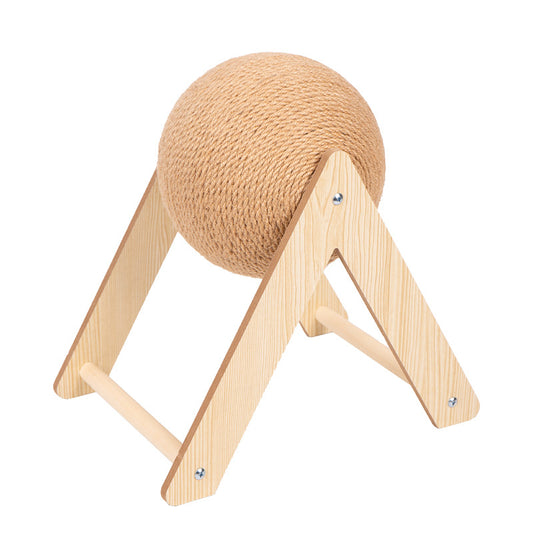 Triangle Cat Scratching Ball