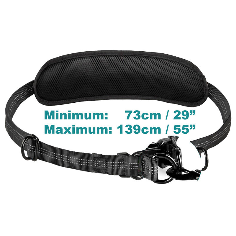 Dog leash upgrade waist bag for hands-free, adjustable waist bag for cat and dog leash.