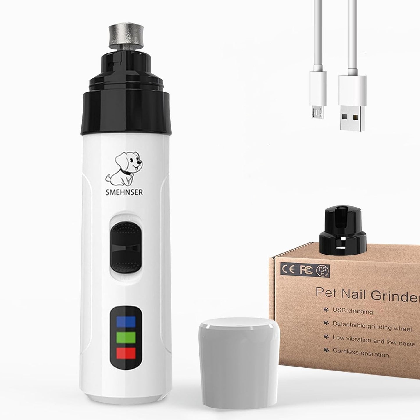 Electric nail grinder for pets