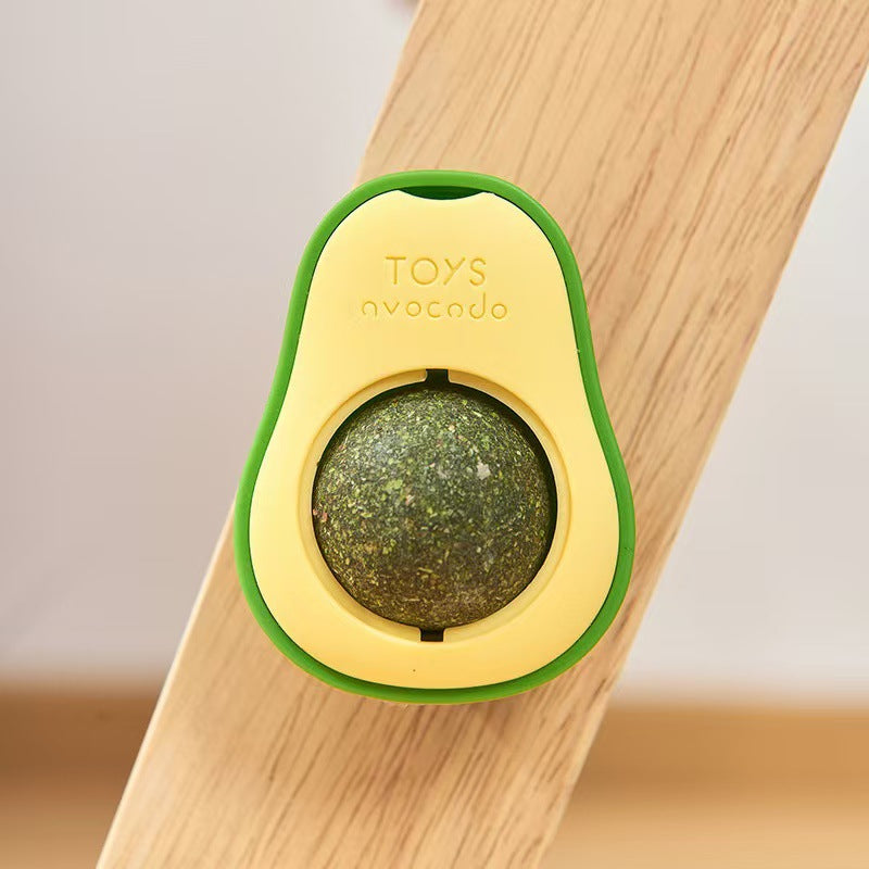 Catnip ball avocado