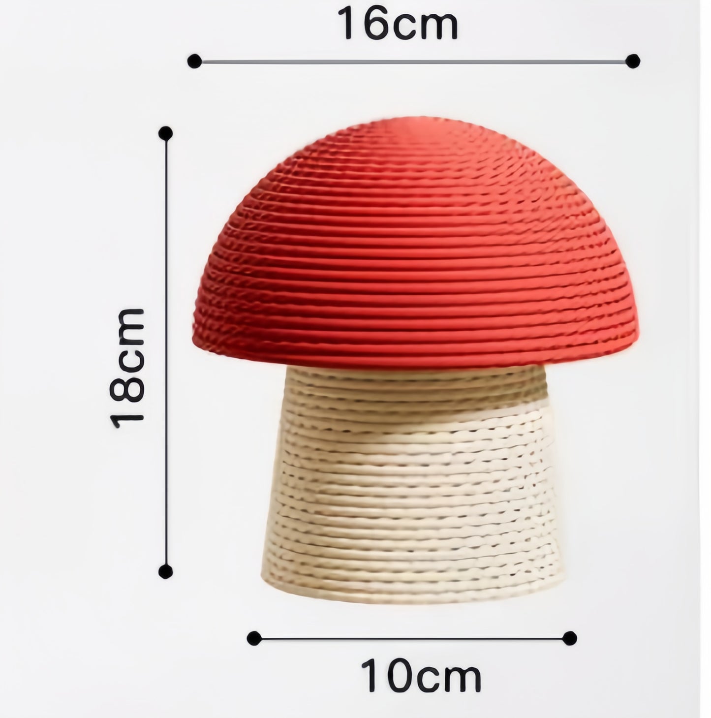 Mushroom - Shaped Sisal Cat Scratching Post