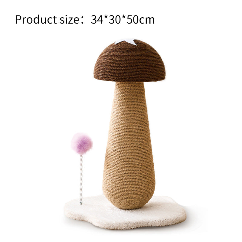 Vertical cat scratching post cat tree integrated wear-resistant and non-shedding