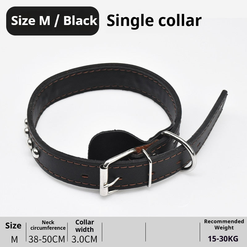 Leather dog leash for Golden Retriever and German Shepherd