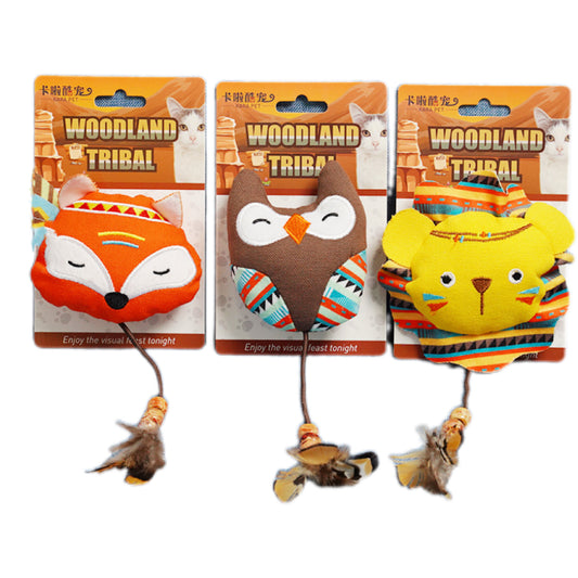 amazon cat toys self-hilarious relief kitten teeth grinding bite resistant tease cat stick plush pet supplies cat toys