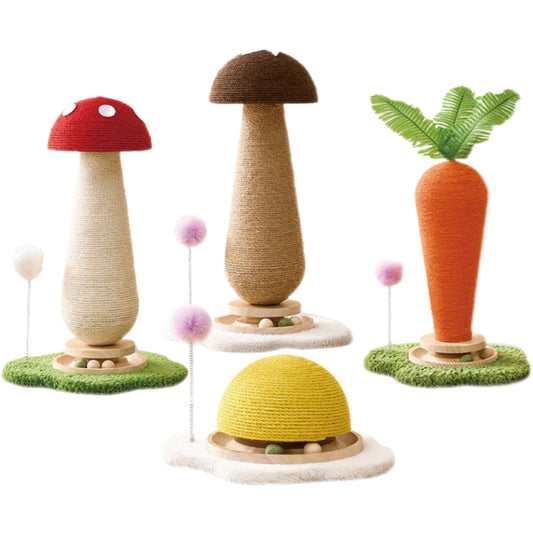 Vertical cat scratching post cat tree integrated wear-resistant and non-shedding