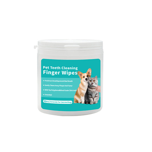 Pet Supplies, Pet Scaling Finger Covers, Wipes, Disposable Finger Toothbrushes, Dogs and Cats, Oral Cleaning