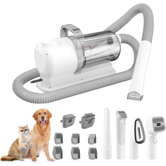 Pet multi-function hair sorter, dog vacuum cleaner set, all-in-one machine, beauty pet, vacuum cleaner, hair clipper
